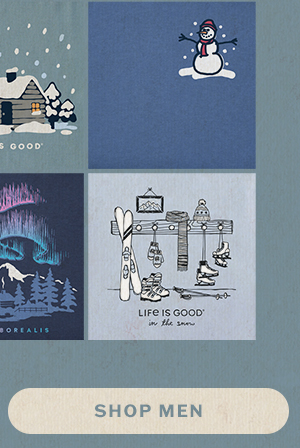 Cozy season starts here. Shop our wintery tees for men.