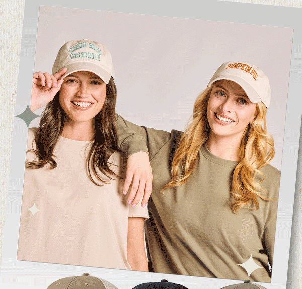 Hot-out-of-the-oven hats. Shop headwear.