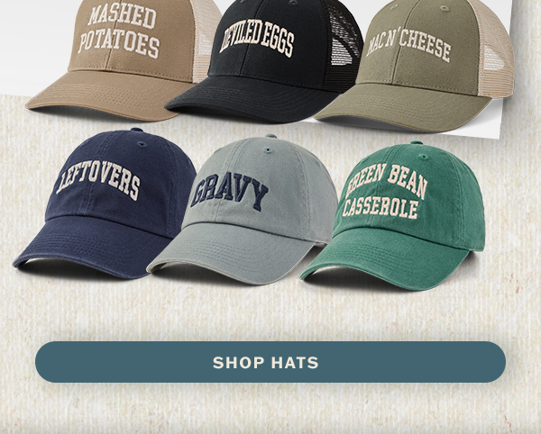 Shop hats.