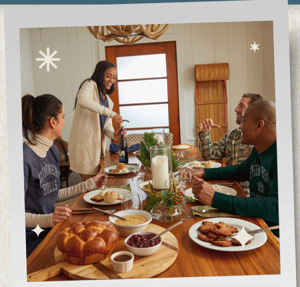 Freshly served Thanksgiving tees.