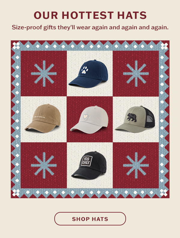 25% off our hottest hats.