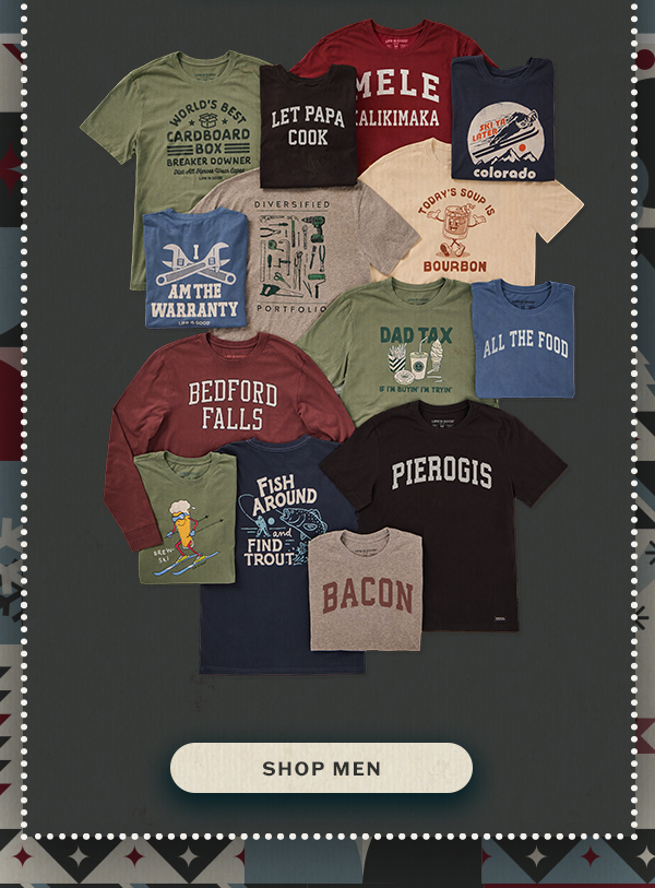 Men's tees buy 2 get 1 free.