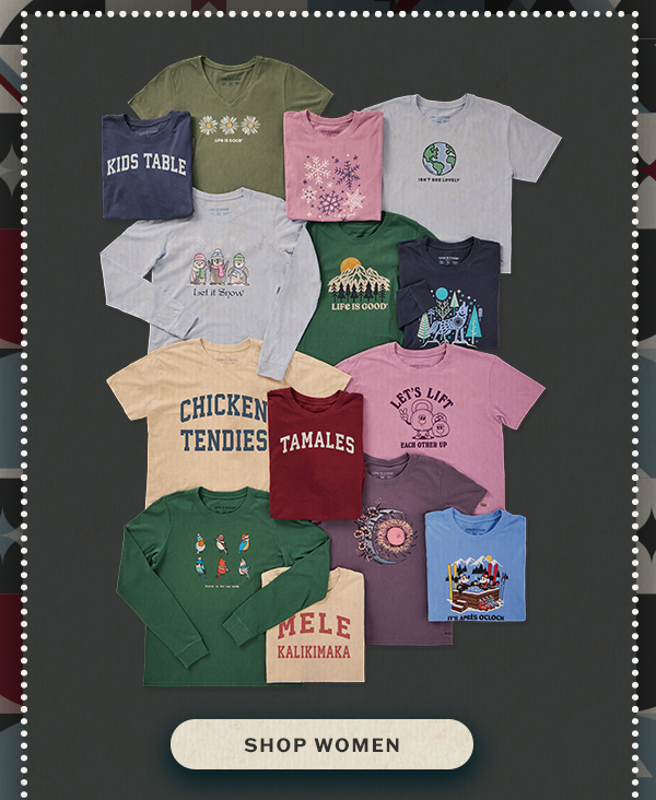 Women's tees buy 2 get 1 free.