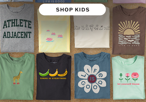Last chance to score any short or long sleeve tee for free with orders $99+. Shop kids.