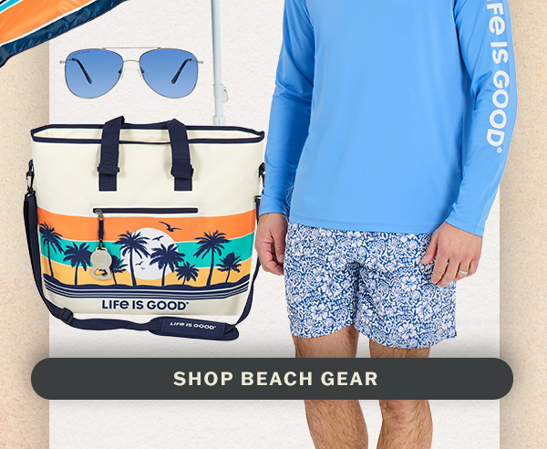 Coolers, umbrellas, sunglasses, swimsuits - the one-stop beach shop is now open.