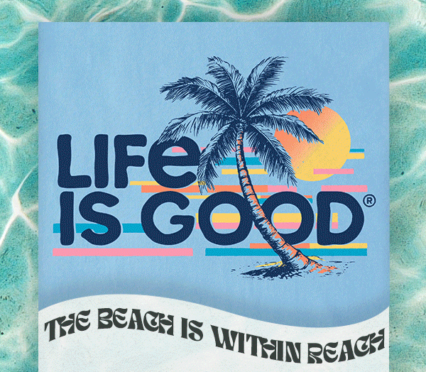 Get prepped for sandy season with bright new tees and top-tier gear.