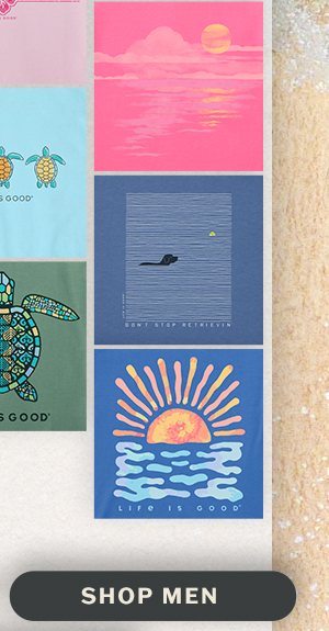 Show up in a tee that shows off your sunny state of mind. Shop men.