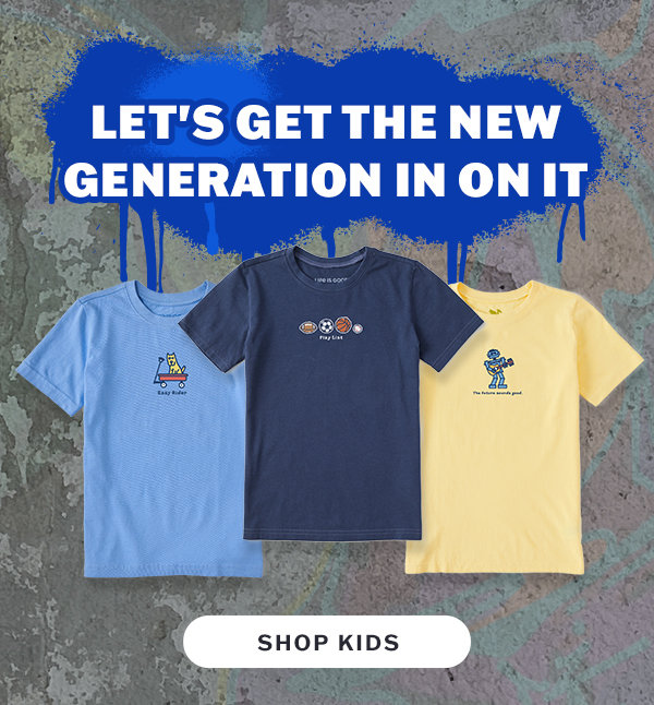 From the archives. Kids' tees from 1994 and beyond.