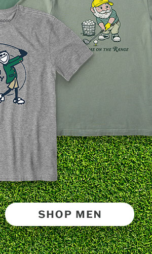 New: golf greats for men.