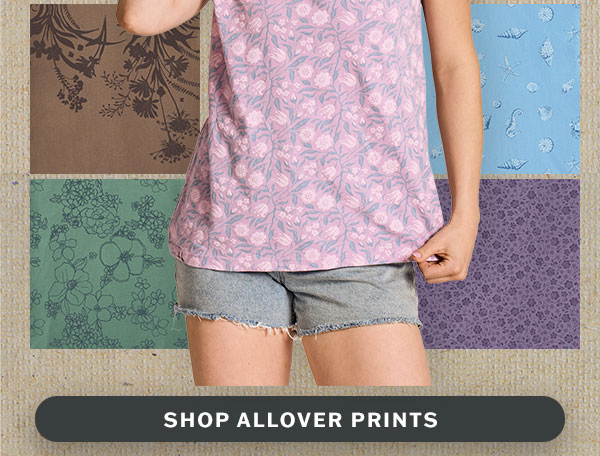 Shop allover prints.