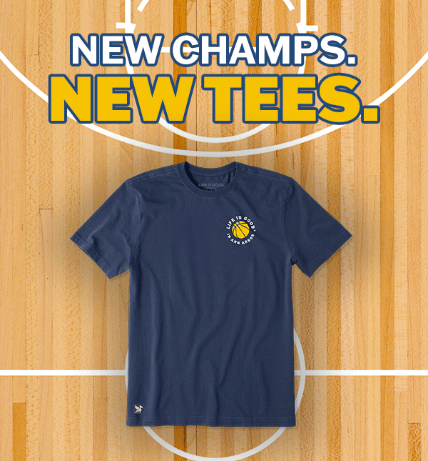 New champs. New tees.