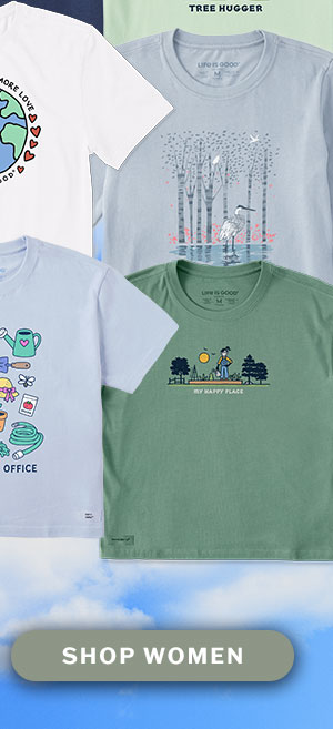 Women's tees inspired by nature.
