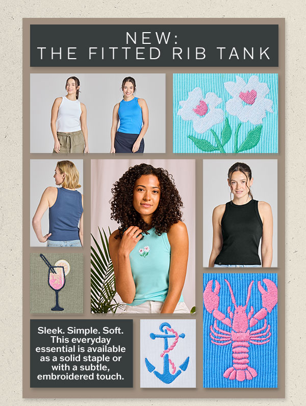 Our new fitted rib tank.