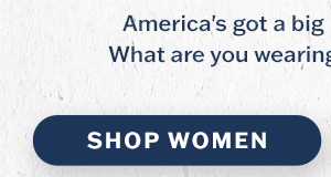 250 years of red, white, and blue. Shop women.