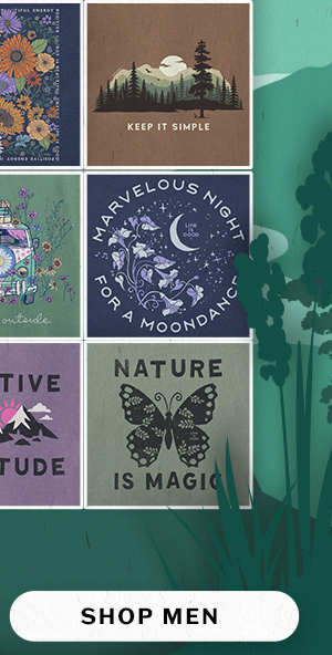 Nature tees for men.