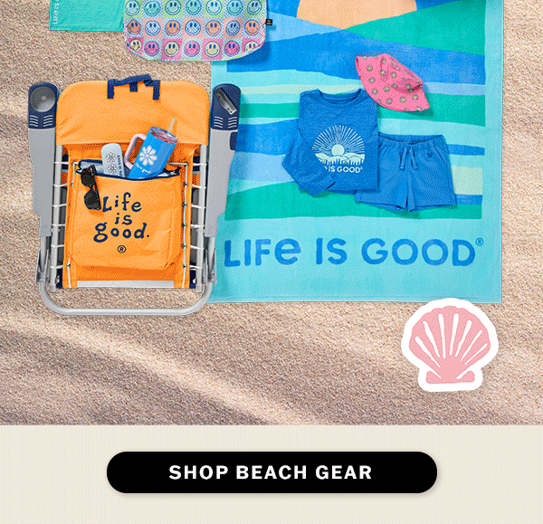 Shop beach gear.