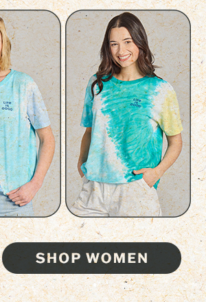 First drop of new women's tie-dye tees. Limited quantities available.