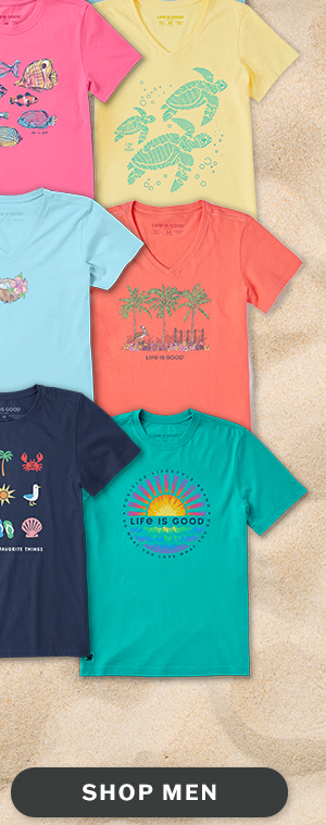 Our best and brightest summer tees for men.