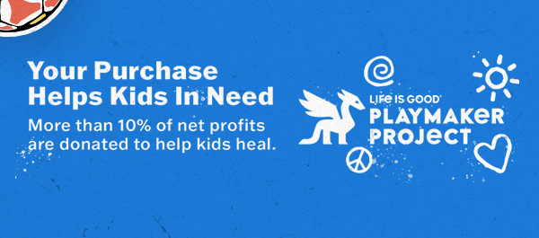 Your purchase helps kids in need. More than 10% of net profits are donated to help kids heal.