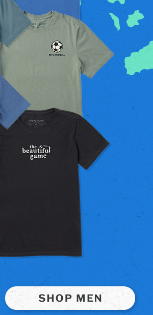Football forever. And we don't mean the punts and pigskins version. Shop men.