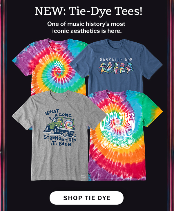 New tie-dye tees!
