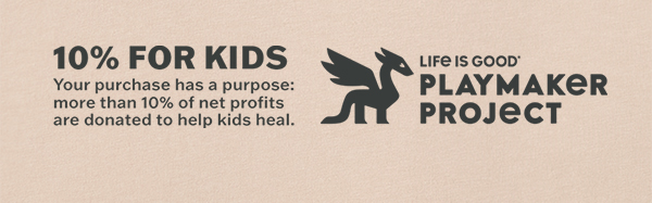 Your purchase helps kids in need. More than 10% of net profits are donated to help kids heal.