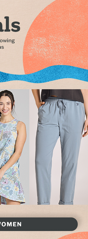 Shop women's essentials.