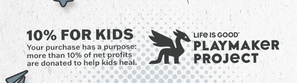 Your purchase helps kids in need. More than 10% of net profits are donated to help kids heal.