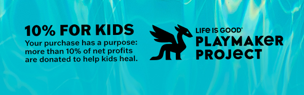 Your purchase helps kids in need. More than 10% of net profits are donated to help kids heal.