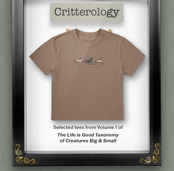 Critterology. Shop animal and insect tees.