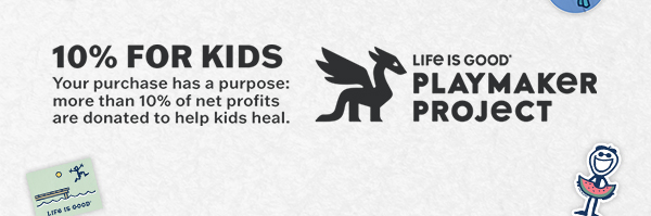Your purchase helps kids in need. More than 10% of net profits are donated to help kids heal.