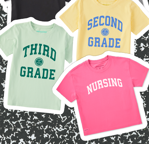 Tees for the learners, the dreamers, and the all-nighter pullers.