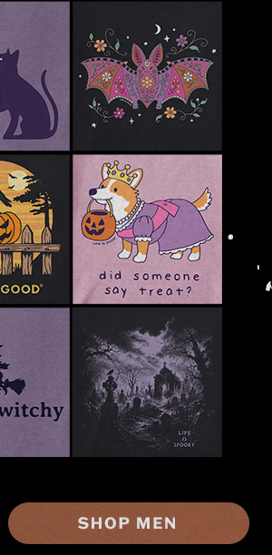 These frightfully fun men's tees were designed to get you into the spirit of the season.