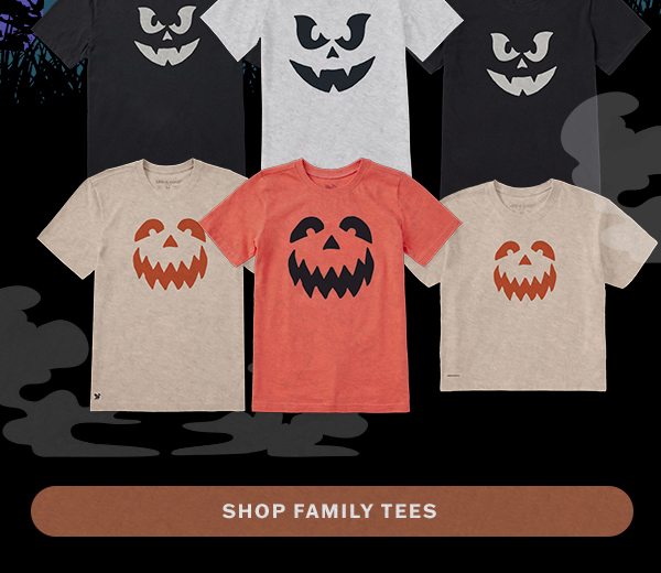 Creepy tees for the whole family.