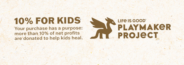 Your purchase helps kids in need. More than 10% of net profits are donated to help kids heal.