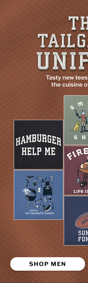 The tailgating uniform. Shop men.