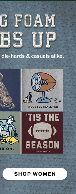 The big foam thumbs up. Shop women's football tees.