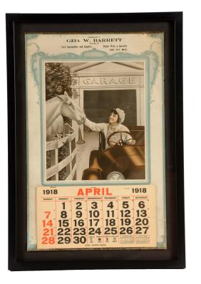 1918 Ford Automobiles & Supplies Calendar