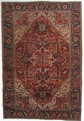 Antique Persian Heriz Rug