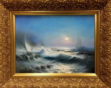 Aqua Dreams: Seascape and River Art Auction