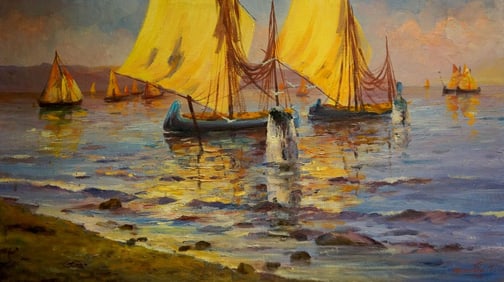 Aqua Dreams: Seascape and River Art Auction