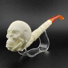 Skull Meerschaum Pipe