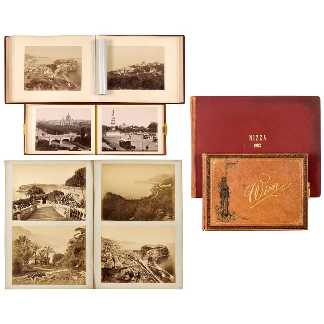 Album of Nice, Monaco and Vienna, c. 1880–1903