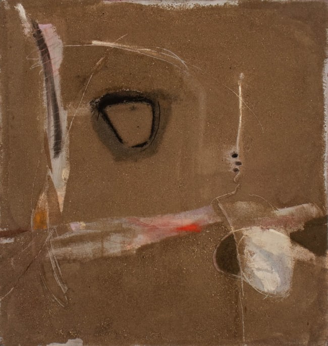 Lynne Brei Abstract Composition Mixed Media, 1981