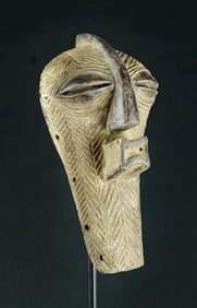 Superb Songye Kifwebe Miniature Wooden Mask Congo DRC