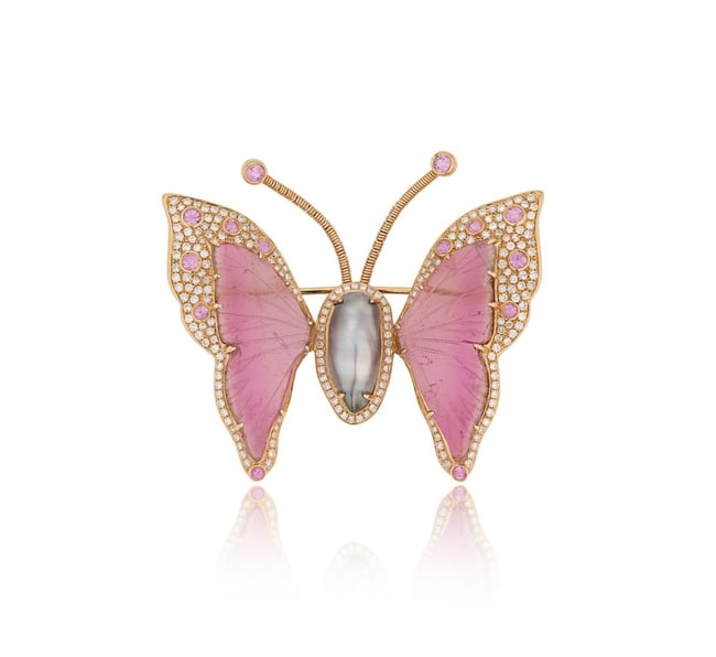 Fei Liu - A butterfly brooch,