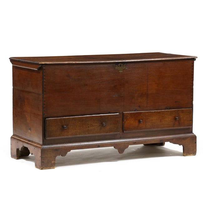 Mid-Atlantic Chippendale Walnut Blanket Chest