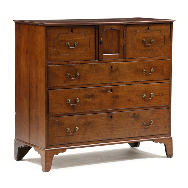 Virginia Federal Walnut Chest of Drawers