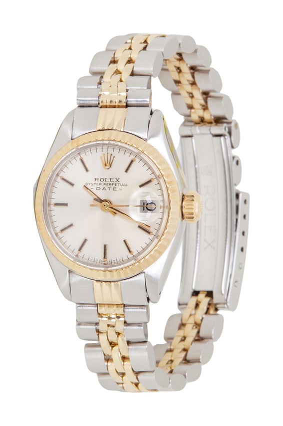 Olivia Newton-John | Rolex Ladies Stainless Steel and 18k Gold Oyster Perpetual Datejust Wristwatch