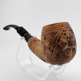 Classic Floral Meerschaum Pipe